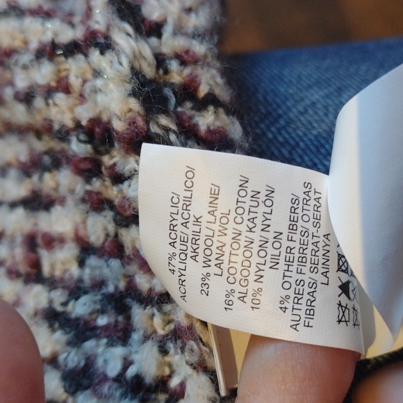 Lucky Brand Open Knit Cardigan, size L - Picture 5 of 5